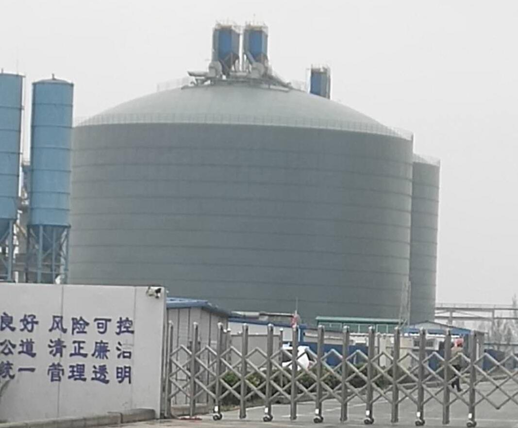 博罗4万吨粉煤灰储存库