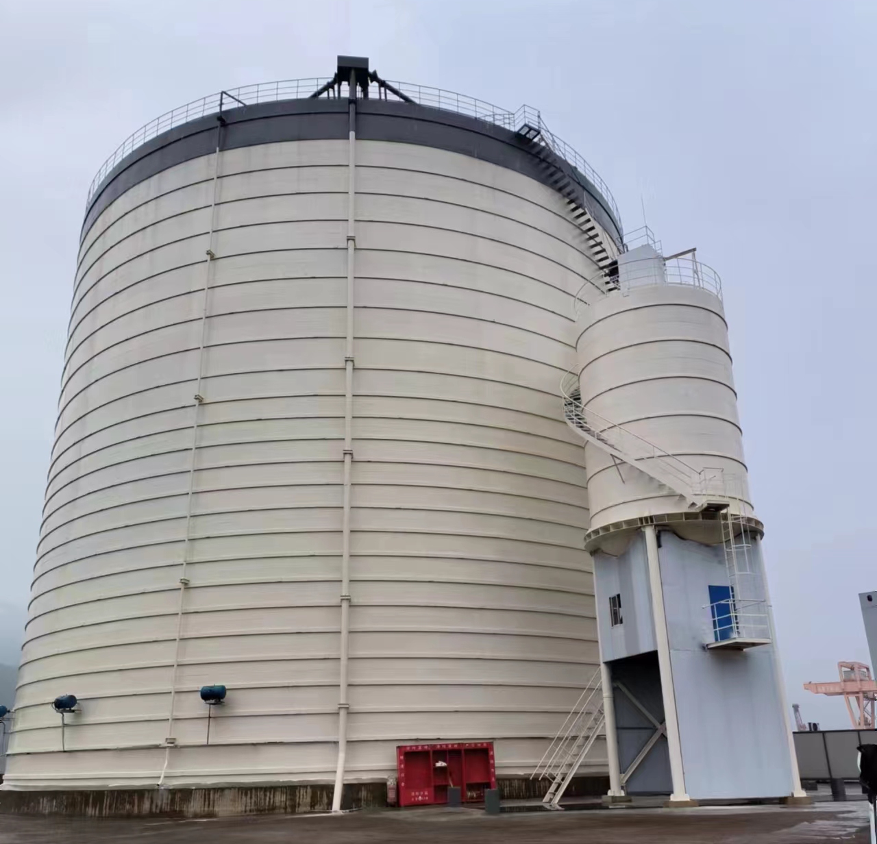 博罗10万吨水泥钢板库